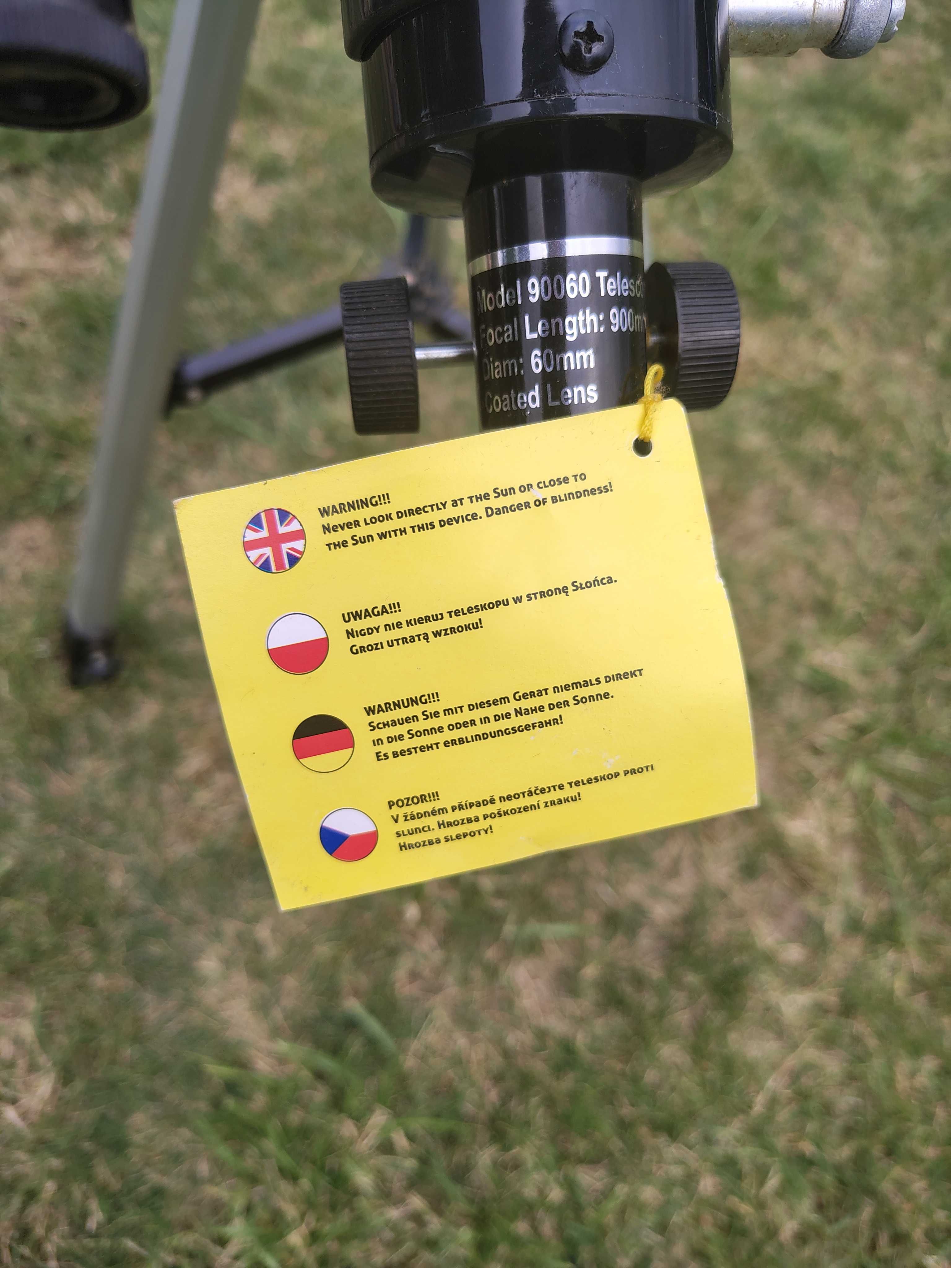 Luneta astronomiczna Opticon - pełen zestaw - obiektywy, mapy i inne