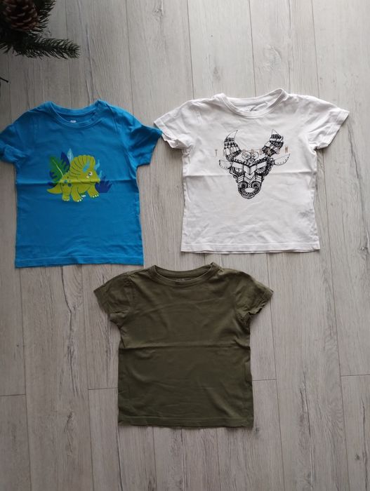 T-shirt 19sztuk koszulka z krótkim i długim rękawem 110/116