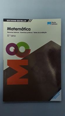 Livros de Inglês, Ciências, Matemática, Francês e Físico-química do 8º