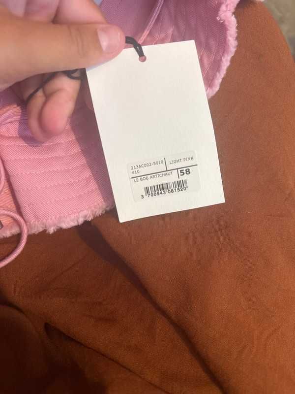 kapelusz Jacquemus Light Pink Nowy