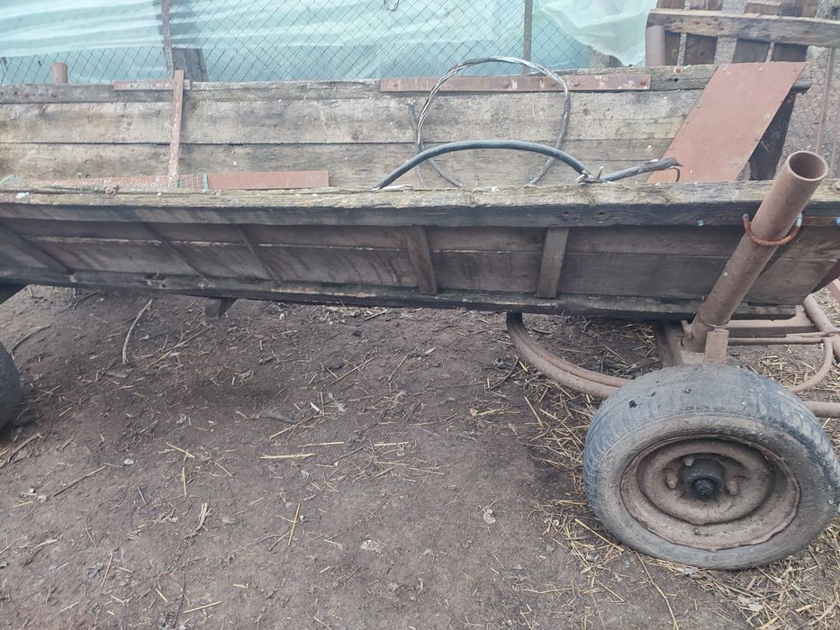 Віз , підвода з автомобільним прицепним