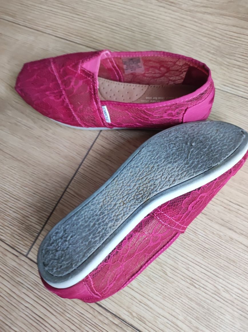 Toms espadryle koronka