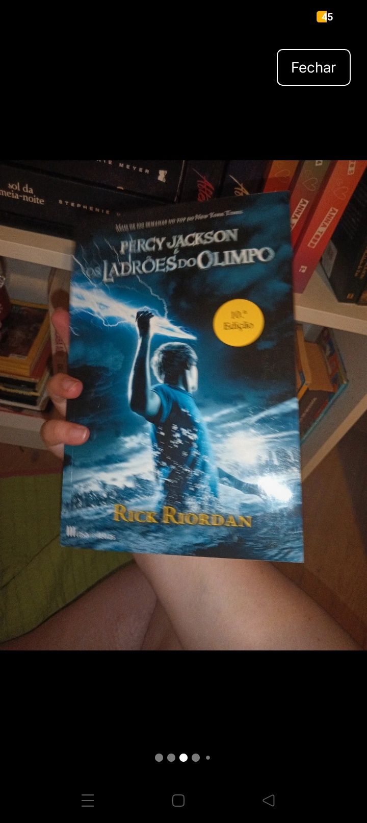 Percy jackson 3 primeiros livros