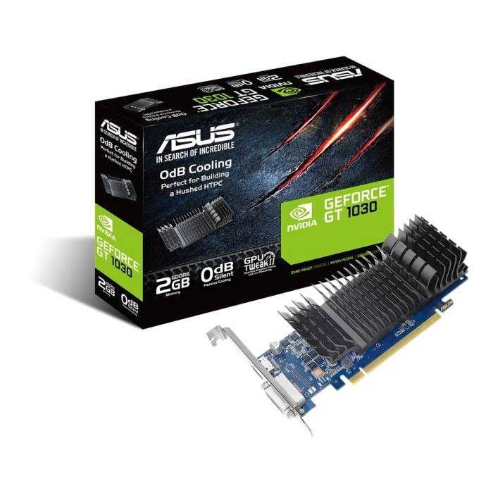 Відеокарта ASUS GeForce GT1030 2048Mb Silent