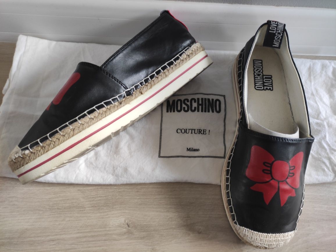 Espadryle Moschino 38 stan idealny