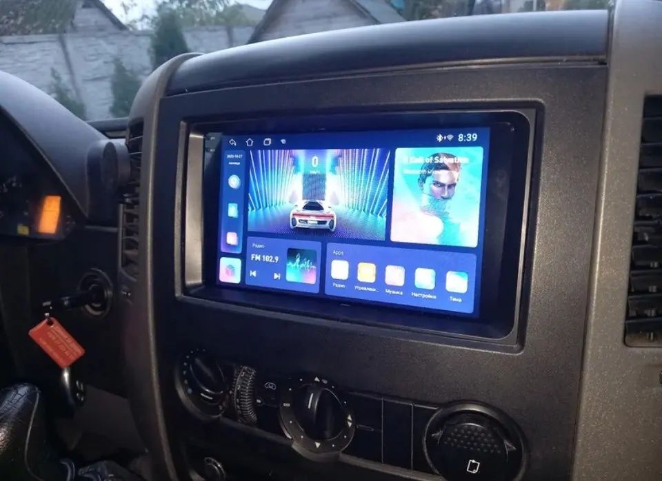 Перехідні рамки 9' 10' Android Mercedes W639 Vito  Sprinter та інші