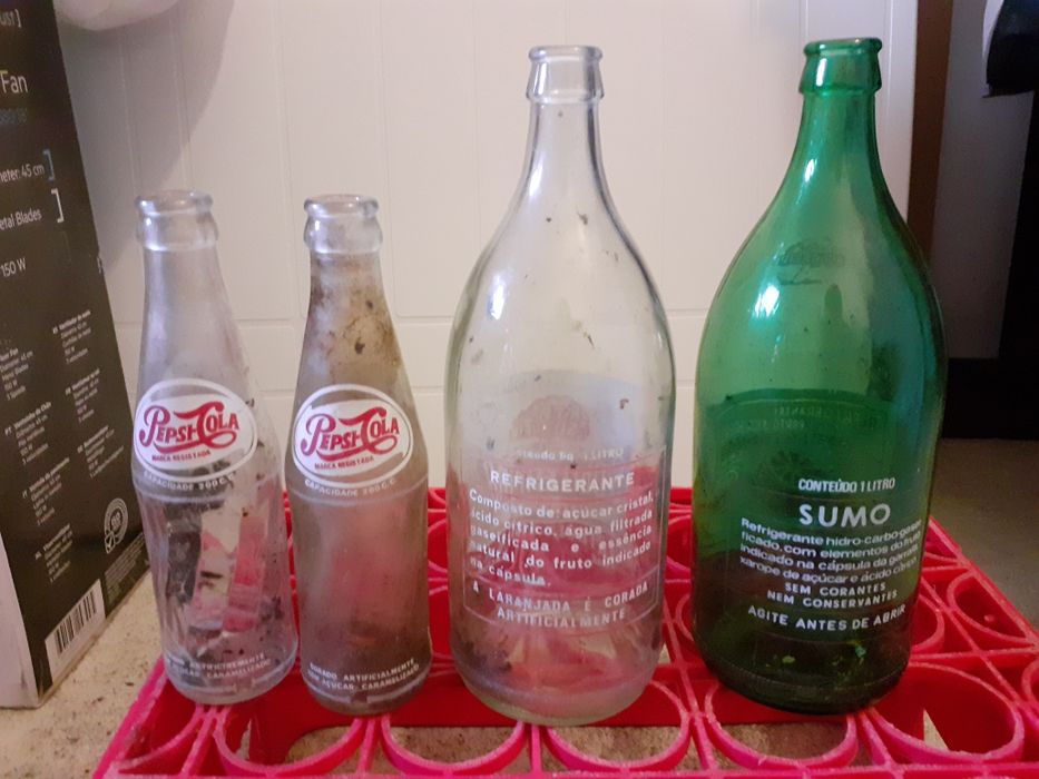 Garrafas pirogravadas diversas