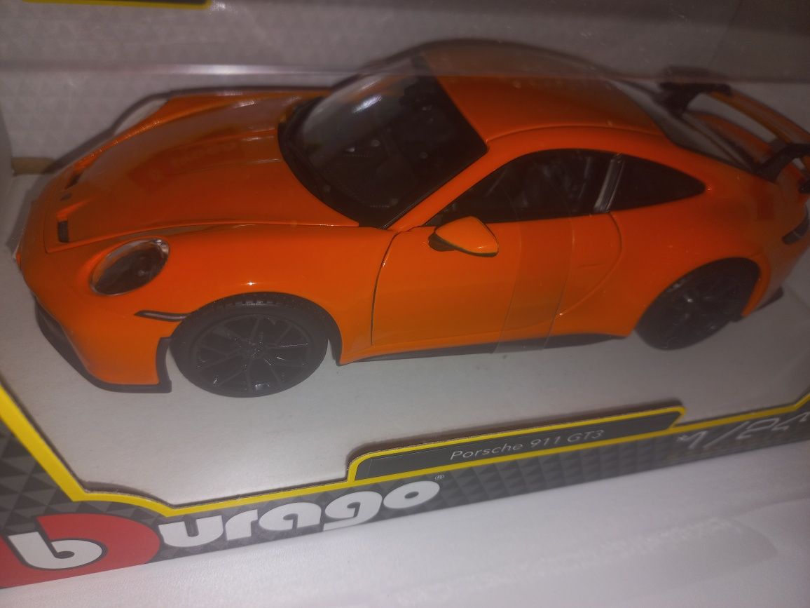 Bburago Porsche GT3 Orange, skala 1:24
