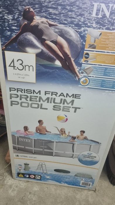 Piscina redonda INTEX Prism Frame 4,3m NOVA