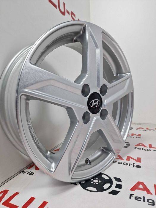 NOWE alufelgi HYUNDAI 15" 4x100 ACCENT ATOS GETZ i10 i20 Srebrne