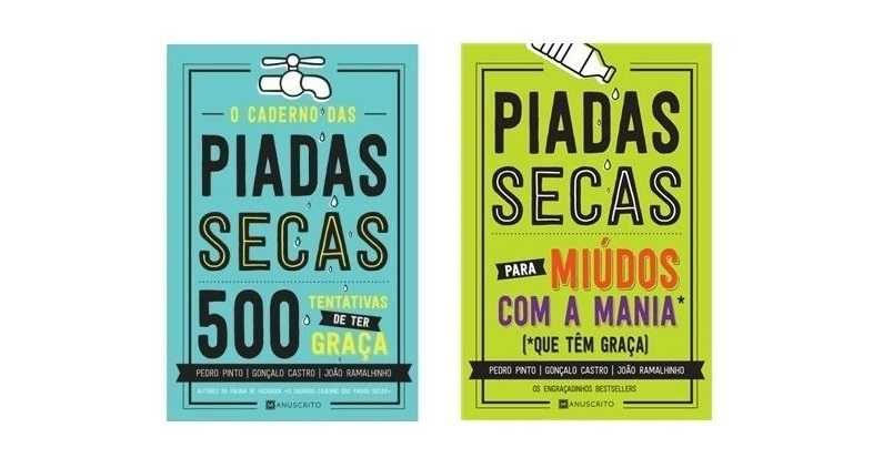 O Caderno das Piadas Secas /Piadas Secas para Miúdos../..- Desde 5€