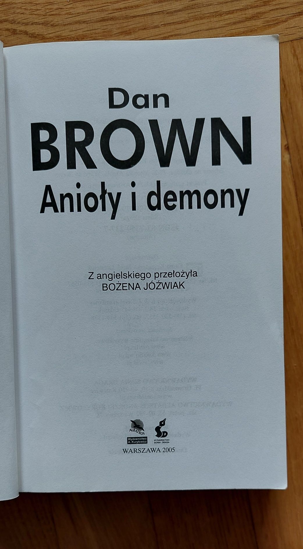 Anioły i demony Brown