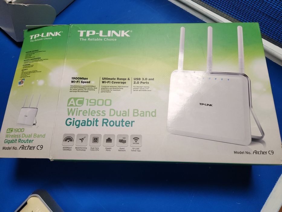Router Gigabit sem fio de banda dupla AC1900