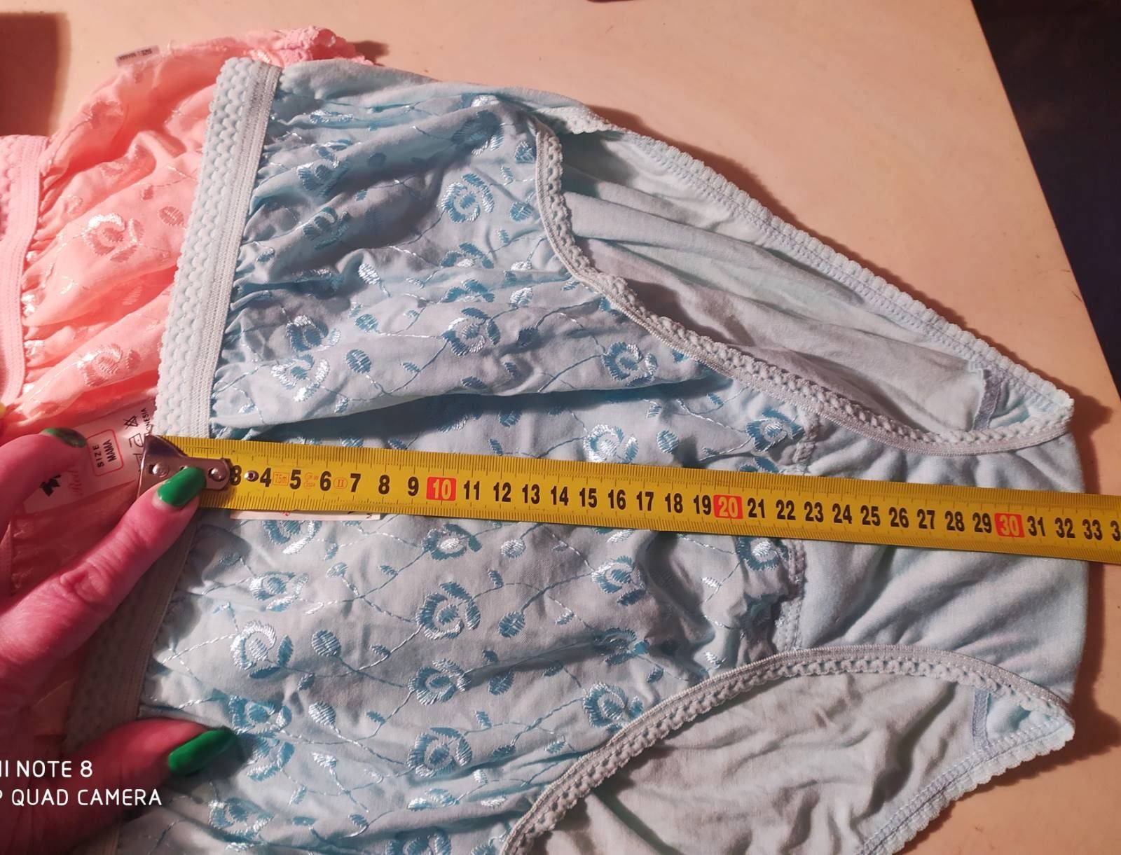 Трусики с вышивкой, XL