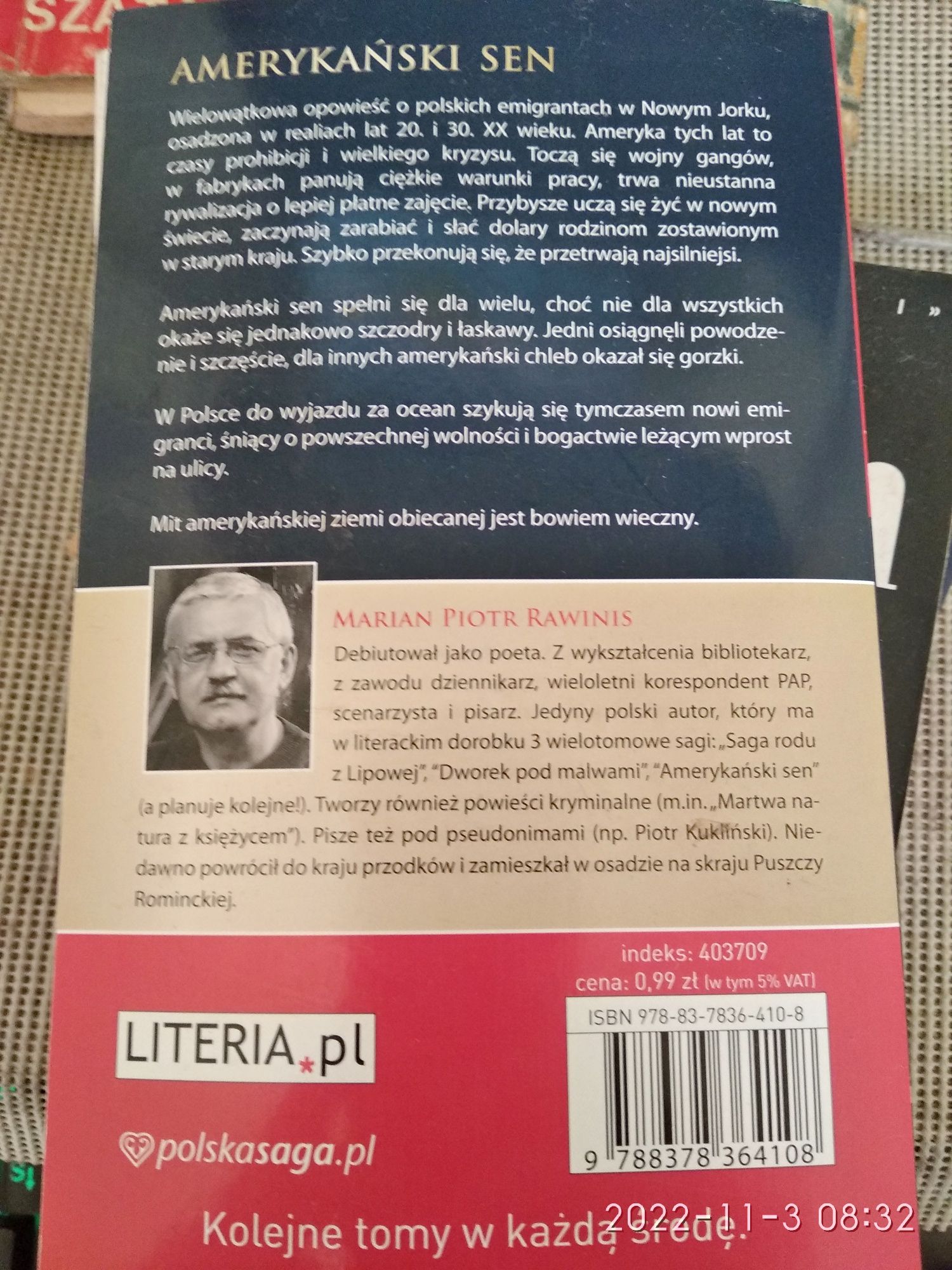 Amerykański sen Marian Piotr Rawinis