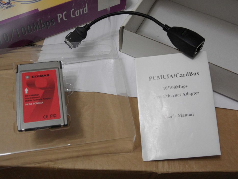Placas PCMCIA DTV Targa & Fast Ethernet Adaptor 10/100 Mbps