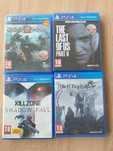 Gry playstation, Ps5, 4 sztuki, nier, killzone, ,