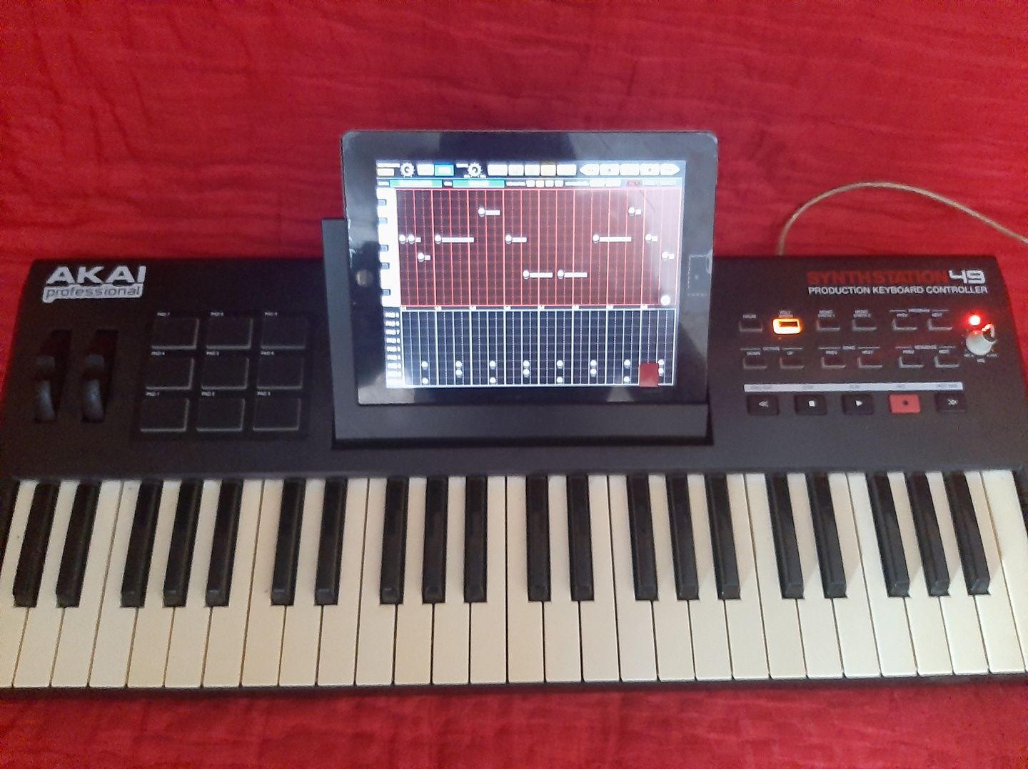 Akai Synthstation 49 iPad синтезатор usb midi mpd mpk mpc key станція