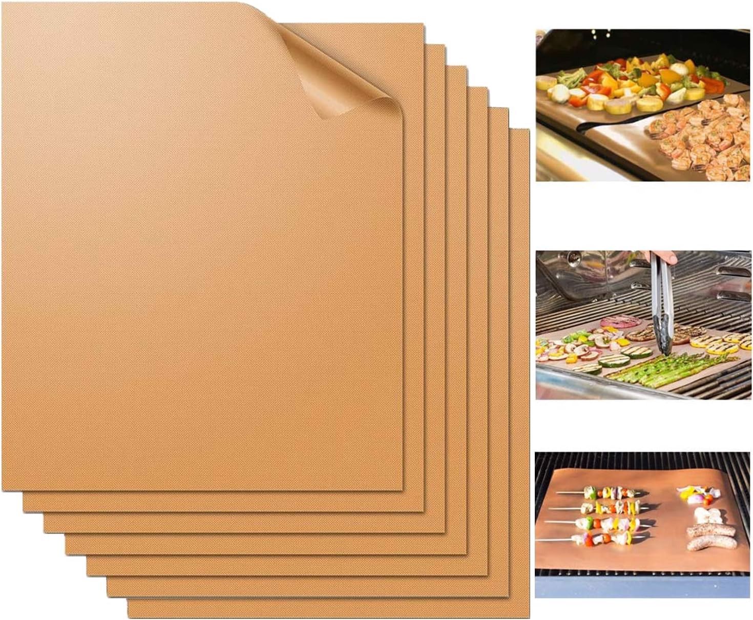 mata do grillowania i pieczenia miedziana 7szt