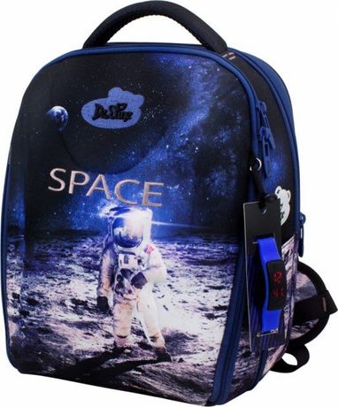Каркасный рюкзак DeLune для мальчика космос ортопедический 1300