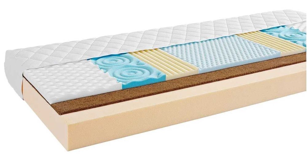 Materac Jysk 90x 200 Plus F95 Dreamzone + łóżko sosnowe 90 x 200