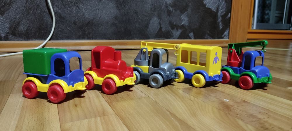 Машинки, поезд, вадер, одним набором