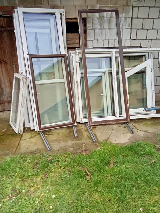 Okna i drzwi balkonowe po demontażu
