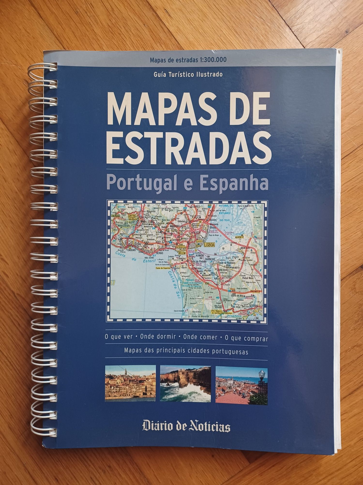 Mapas de Portugal- Portugal e Espanha, do Diário de Notícias