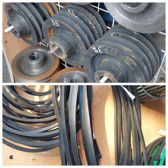 Ремні до електродвигунів. Паси.