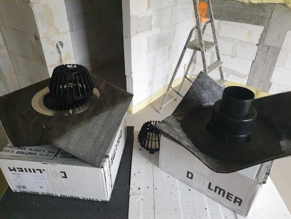 wpust dachowy Dallmer DN100