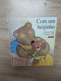 Vendo o livro- Com um beijinho, de Hiawyn Oram e Frédéric Joos