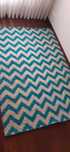 Tapete Chevron azul 2.3x1.6m