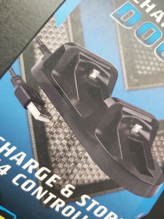 Nowa ładowarka do padów PlayStation 4 slim FAT Pro kabel gratis