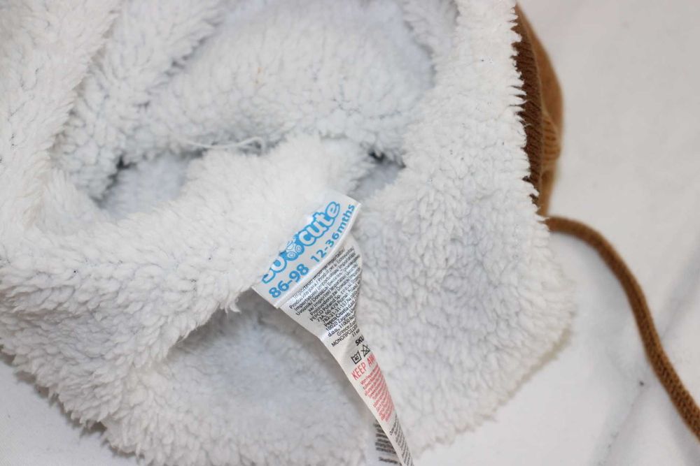 sj2 So Cute Pepco chłopięca zimowa czapka uszatka 2-3 lata 51cm