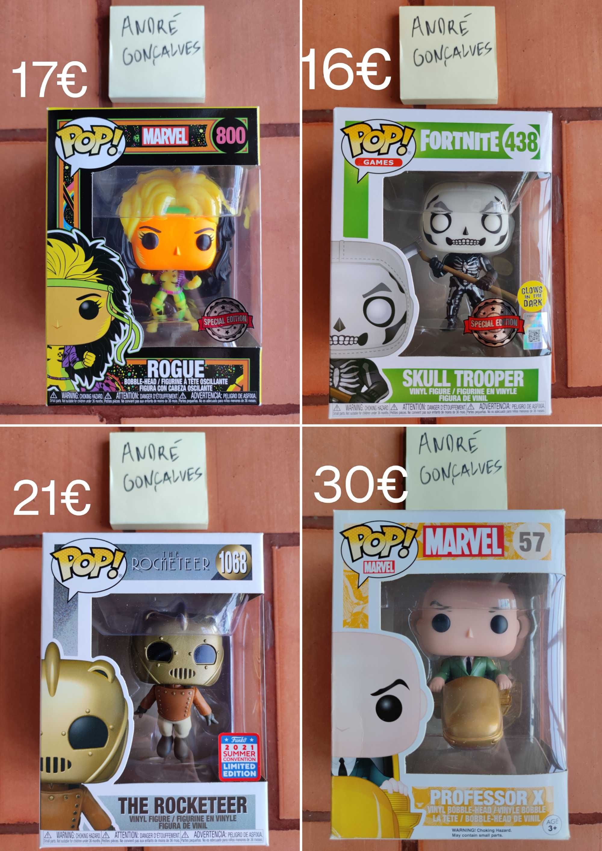 Funko Pop vários (novos e nunca retirados das caixas)