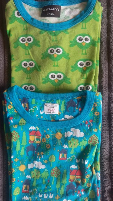 Zestaw t-shirt Polarn O. Pyret, maxomorra roz. 122 / 128