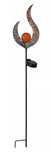 Lampa Lampka Ogrodowa Solarna Wbijana Metalowa 90cm