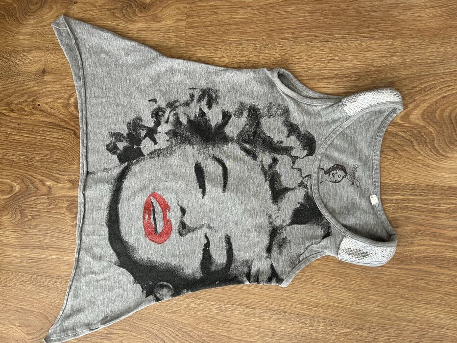 Szara Bluzka bluzeczka Marilyn Monroe Rozmiar 134