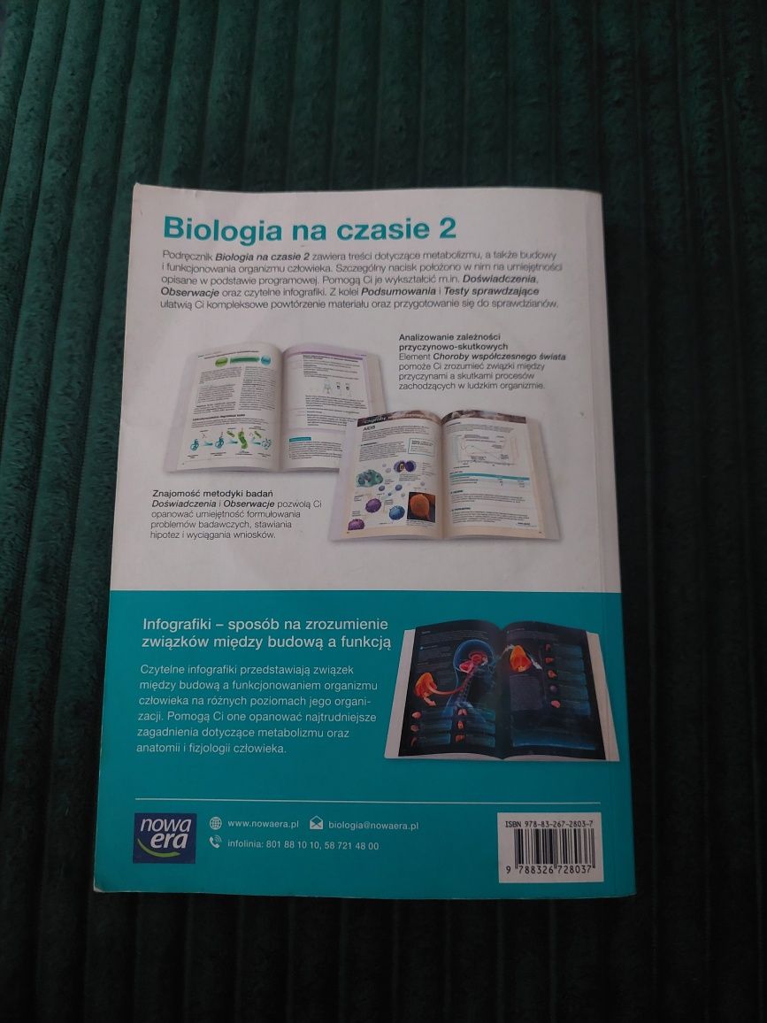 Książka do Biologii kl. 2 liceum  Nowa Era