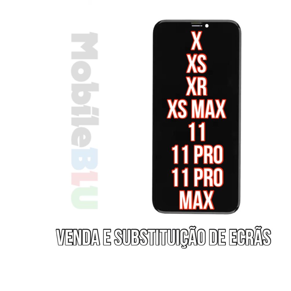 X/XS/XR/11 XS Max Pro 5 6 7 8 Ecrã / Visor / Display + Touch iPhone