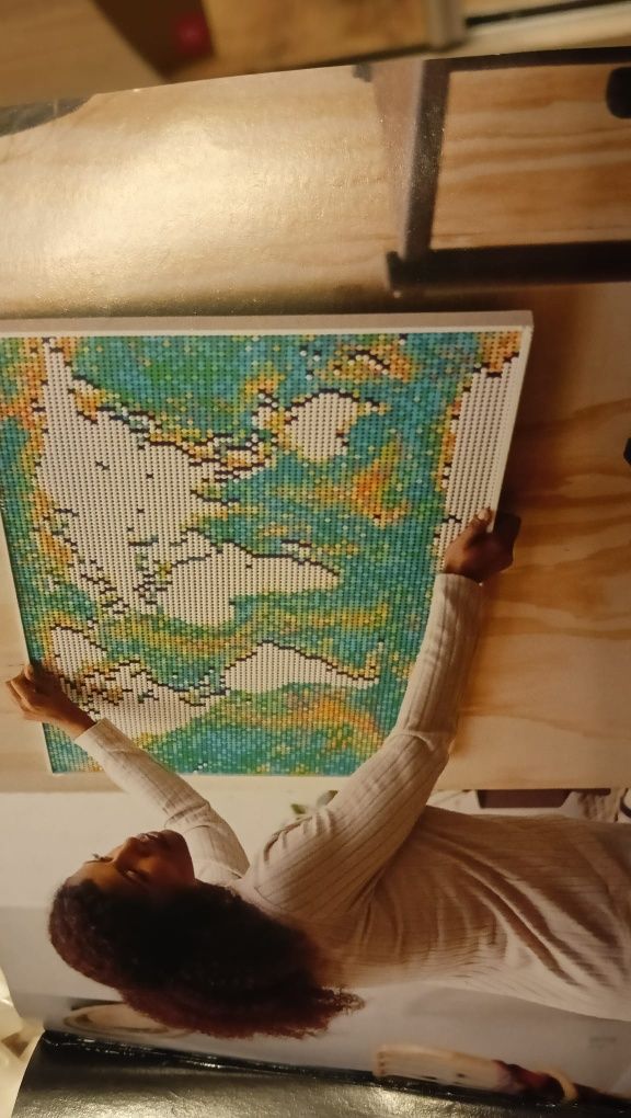 Klocki, LEGO, mapa świata