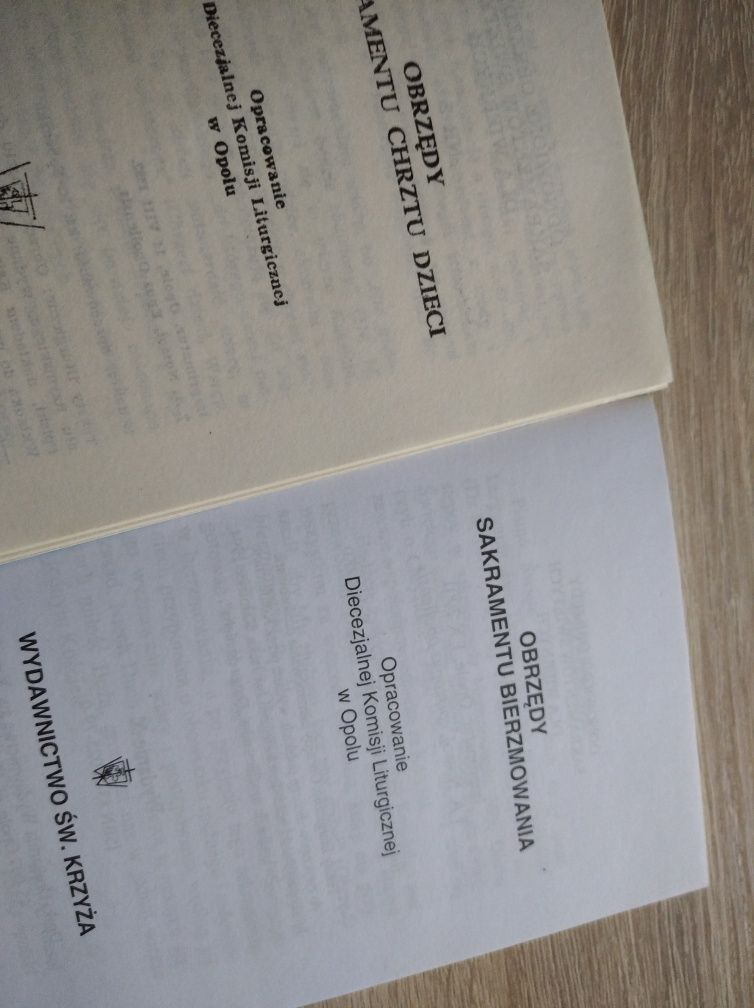 Sakramenty w opracowaniu Diecezjalnej Komisji Liturgicznej w Opolu