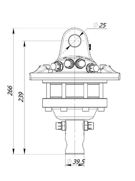 Rotator Hydrauliczny Formiko FHR 1.000L - Obrotnica - Ładowacz Troll