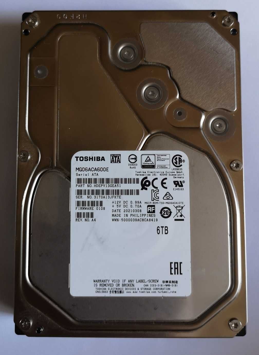 Жорсткий диск Toshiba Enterprise Performance 6 TB