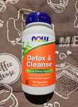 Now Foods детоксикація й очищення detox and cleanse 90 капсул