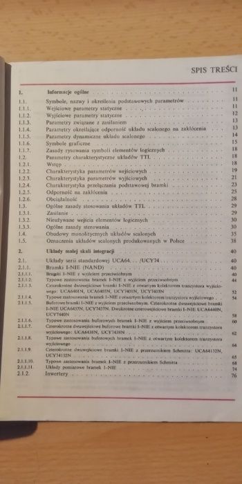 Książka Układy Scalone serii UCA64/UCY74