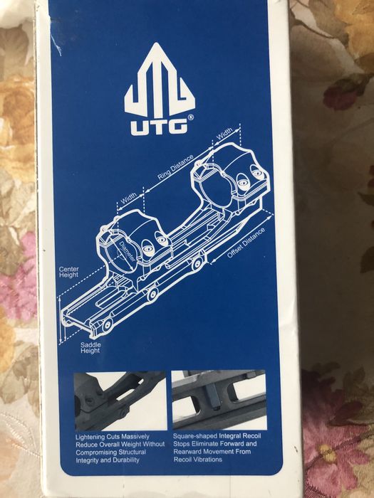 Моноблок LEAPERS UTG Кільця для оптичного приціла 30мм. 34мм. 25.4мм