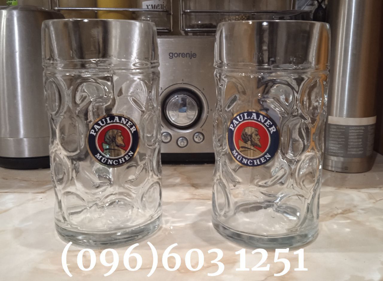 Пивний кухоль, бокал PAULANER 1L München Oktoberfest