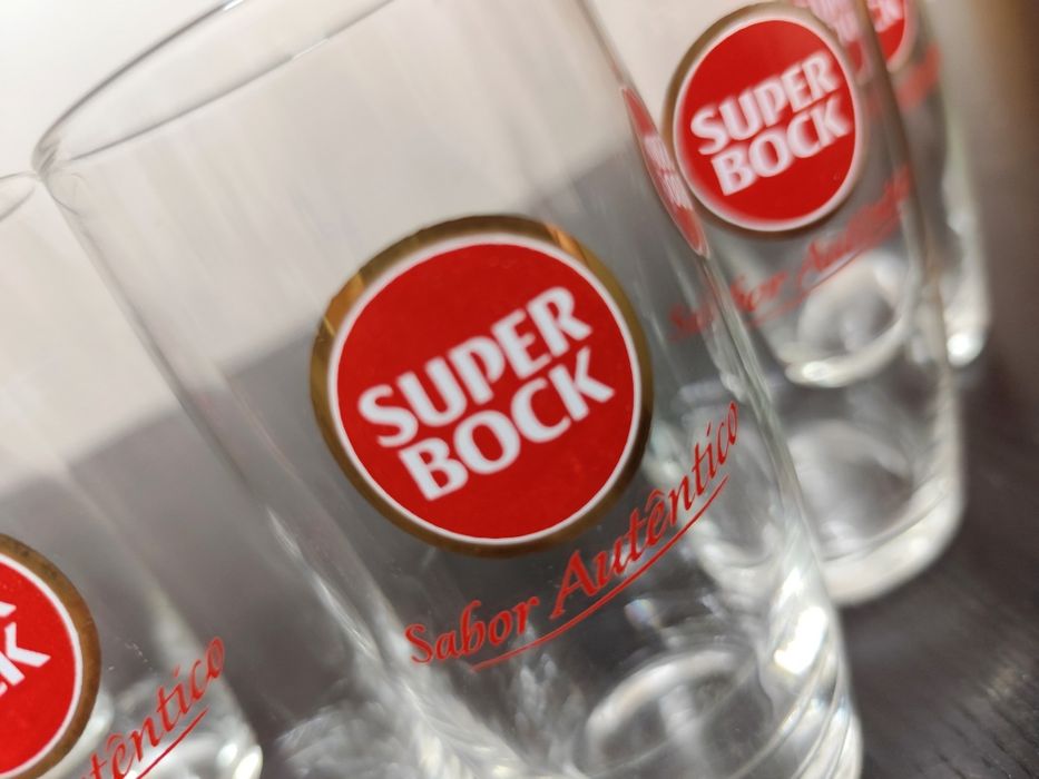 Lote de 6 Copos Super Bock (Novos - 20 cl)