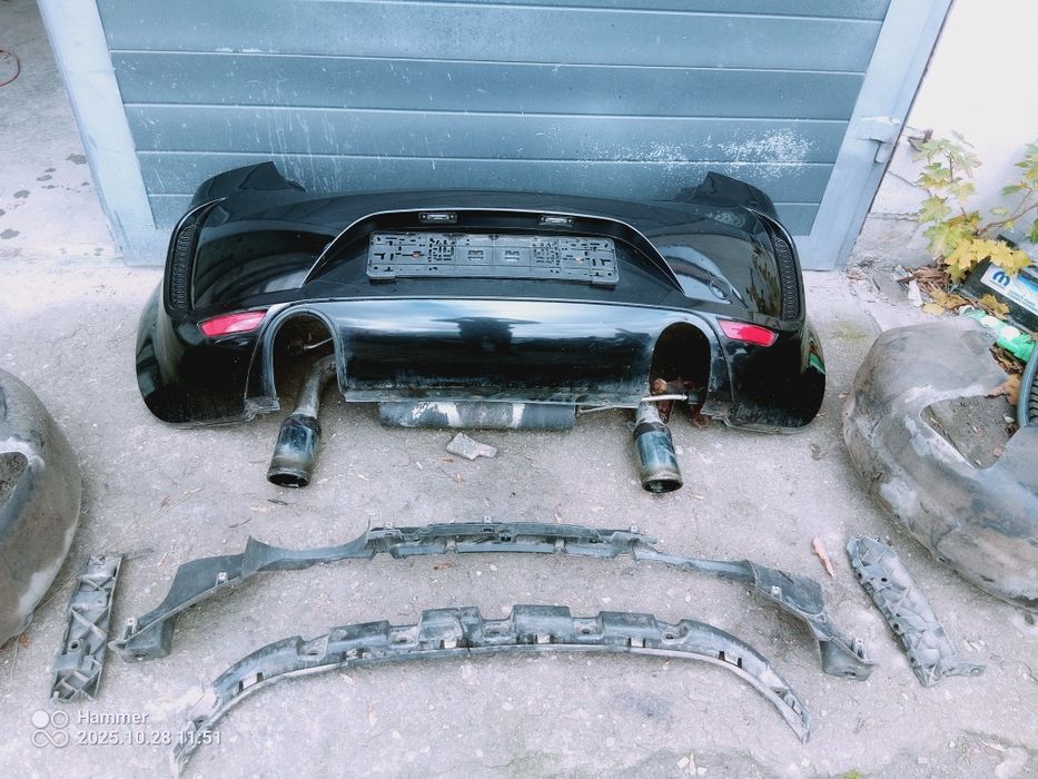 Seat Leon II Cupra FR zderzak tył nadkola tłumik zestaw ms design